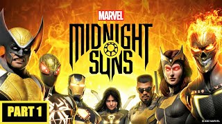 Marvels Midnight Suns PS5 Full Game Walkthrough  Part 1 The Awakening 4K 60FPS [upl. by Calica]