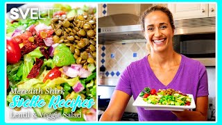 Healthy amp Fresh Lentil Salad Recipe  Svelte Recipes [upl. by Kiraa]