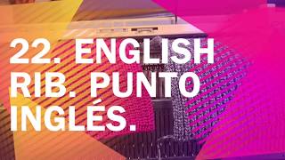 Tricotosa 22 English Rib Punto Inglés Ribber [upl. by Peace]