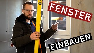 Fenster Montage Schritt für Schritt  Fenster selber einbauen [upl. by Stralka196]