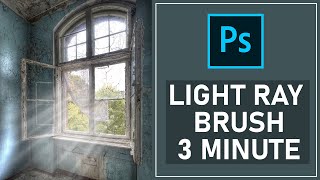 Light Ray Brush Effect  Adobe Photoshop 2021 Tutorial [upl. by Stephanie]