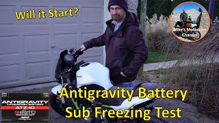 Antigravity Lithium Battery Test  Sub Freezing Temps [upl. by Emelun]