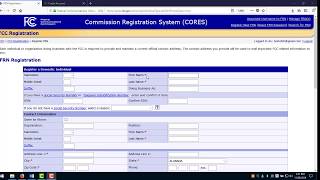 FCC User Profile and FRN Registration for New Radio Operators [upl. by Sampson349]