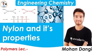 Nylon  nylon 66  preparation properties of nylon  polymer  Prepration properties of Nylon [upl. by Yann]