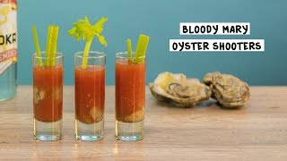 Bloody Mary Oyster Shooters  Tipsy Bartender [upl. by Uwton103]