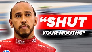 Lewis Hamilton DROPS SHOCKING STATEMENT to his HATERS [upl. by Aihtniroc]