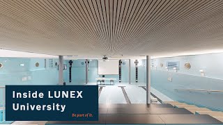 Inside LUNEX University Luxembourg – Virtual 3D tour [upl. by Eceirehs]