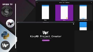 KivyMD project creator  Project setup wizard  Project templates  KivyMD prooject maker [upl. by Aneehsyt]