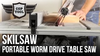 SKILSAW 10quot Portable Worm Drive Table Saw SPT70WT22 [upl. by Vic]