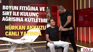 BOYUN FITIĞINA BAĞLI BOYUN VE SIRT AĞRISI İLE KULUNÇ KIRMA KAYROPRAKTİK KÜTLETME asmr [upl. by Celesta]