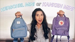 Herschel Nova Mini Backpack UnboxingReview  Fjallraven Kanken Comparison [upl. by Tarkany]