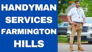 Handyman Services Farmington Hills [upl. by Ellivnarg328]