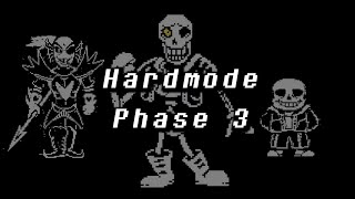 Disbelief Papyrus Hardmode  Phase 3 Undertale Animation [upl. by Nospmas]