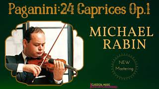 Paganini  24 Caprices Op1 for Solo Violin  NEW MASTERING Centurys recording Michael Rabin [upl. by Llerrad]