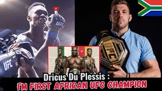 UFC 305 First African Champion Feud  Adesanya Rips Dricus du Plessis [upl. by Aseram]