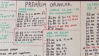 29 TEMMUZ ARŞİV ÖZEL İDDAA ORANLARI [upl. by Caldeira]