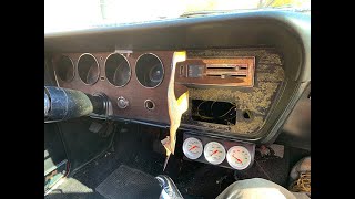 66 GTO Dashboard renovation and bezel removal [upl. by Demahum]