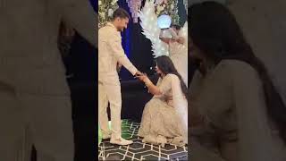 Ring ceremony 🥰😘lovestatusengegementweddingytshortsindia shortsfeed viralvideo charugupta130 [upl. by Beller]