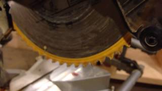 Change a Dewalt DWS780 Miter Saw Blade [upl. by Nesiaj]