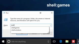 Windows 10  How To Enable Games Folder [upl. by Elamef]