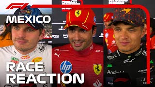 Drivers React After The Race  2024 Mexico City Grand Prix [upl. by Olivette829]