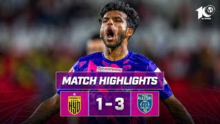 Match Highlights  Hyderabad FC 13 Kerala Blasters FC  MW 22  ISL 202324 [upl. by Greenland]