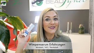 Wimpernserum vergleich 🤩 Miralash 🤩 Revitalash 🤩 M2 Lashes 🤩 meine Erfahrung  Meinung [upl. by Poler]