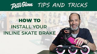 How To Install Your Inline Skate Brake [upl. by Jedediah826]