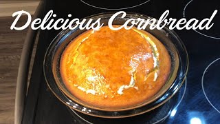 Easy Homemade Cornbread Recipe  How To Make Cornbread Easy [upl. by Qidas]