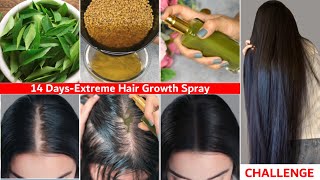 I spray this👆🏼Hair Growth Spray Daily on Thinning Hair ScalpGot Thick Long Hair14 Days Challenge [upl. by Garvey]