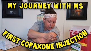 Giving my first Copaxone Injection [upl. by Ancilin]