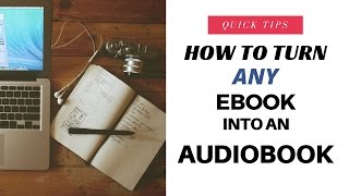 How to Turn Any eBook to Audiobook on Your iPad  iPhone [upl. by Anurb42]