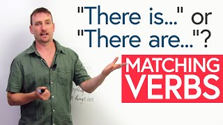 “There is” or “there are” Matching Verbs in English [upl. by Asilla]