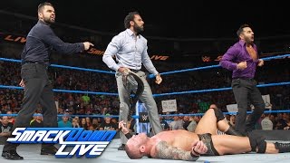 Jinder Mahal steals the WWE Championship from Randy Orton SmackDown LIVE April 25 2017 [upl. by Eve]