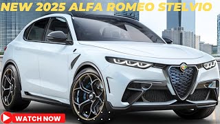 FIRST LOOK  NEW 2025 Alfa Romeo Stelvio Official Reveal  Details Interior And Exterior [upl. by Colfin695]