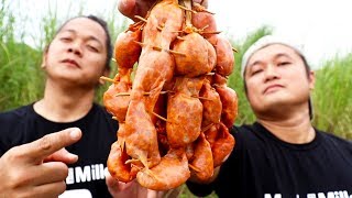 BACKYARD COOKING  LONGGANISANG BOLINAO WITH GARLIC FRIED RICE  MUKBANG [upl. by Annahaj385]