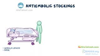 Application of Anti embolic device and sequential compression  Nursing  Osmosis [upl. by Pass]