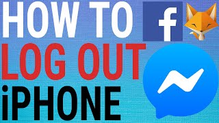 How To Logout Of Messenger On iPhone [upl. by Alphard593]