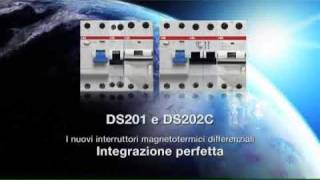 ABB DS201 DS202C  Interruttori differenziali magnetotermici [upl. by Ezarras836]