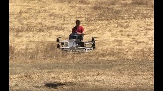 Guy builds working hoverbike in garage [upl. by O'Connell765]