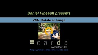 VBA  Rotate an Image [upl. by Akered]