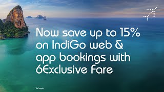 Indias Best Flight Booking App  IndiGo 6E [upl. by Verina927]