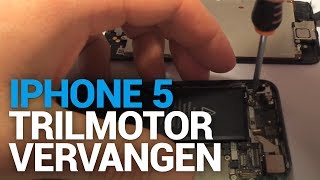 iPhone 5 trilmotor vervangen  Fixjenl [upl. by Sidras]