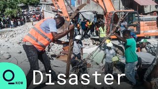 Haiti Earthquake Search And Rescue Efforts Continue [upl. by Gianni]