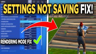 How To Fix Fortnite Stuck On DX1112 amp Performance Mode  Fortnite Rendering Mode Not Changing Fix [upl. by Nilyram33]