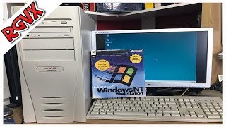 THE PAIN Windows NT 40  Unboxing amp Installing On A Vintage PC  Compaq Deskpro 2000 [upl. by Elise]