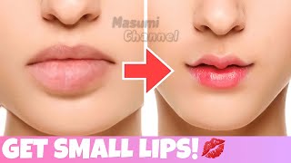 Get Small Heart Shaped Lips With This Exercise 💋  Fix Big Lips Sagging Jowls [upl. by Reisch574]