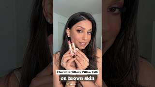 Charlotte Tilbury Pillow Talk on Brown Skin 💄 [upl. by Eentrok]