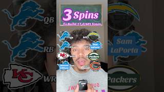 3 Spins for NFL Super Bowl Team 🚨😎 nfl superbowl [upl. by Laaspere]