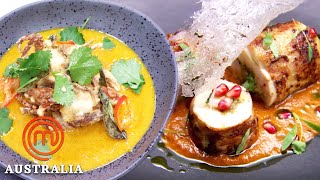 Best Indian Food Dishes For World Hindi Day  MasterChef Australia  MasterChef World [upl. by Selinda]